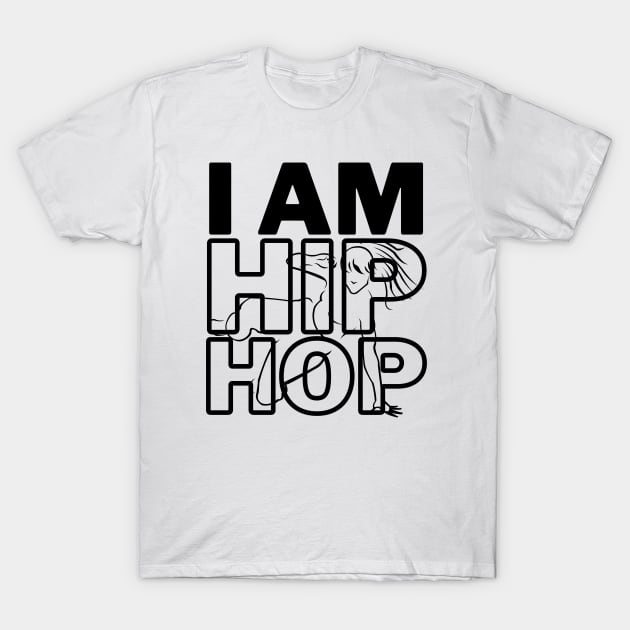 I Love Hip Hop T-Shirt by François Belchior